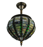 13"W Beehive Tiffany Victorian Pendant