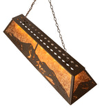 61"L Mountain Range Lodge Island/Billiard Pendant