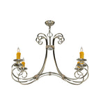 34.5"W Elon 6 Lt Contemporary Chandelier