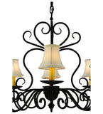 36"W Corrina 8 Lt Traditional Chandelier