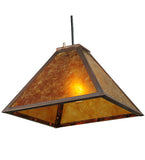 12"Sq Mission Prime Ceiling Pendant