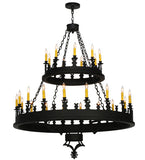 48"W Asen 27 Lt Two Tier Chandelier