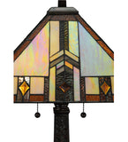26"H Tiffany Prairie Wheat Harvest Mission Table Lamp