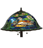 61.5"H Wood Ducks Floor Lamp