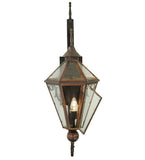 14"W Millesime Clear Lantern Outdoor Wall Sconce