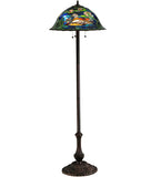 61.5"H Wood Ducks Floor Lamp