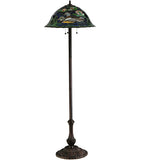 61.5"H Wood Ducks Floor Lamp