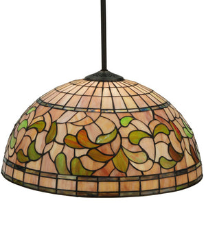 20"W Tiffany Turning Leaf Pendant