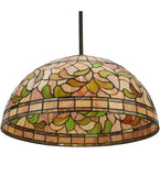 20"W Tiffany Turning Leaf Pendant