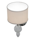 8"W Murano Bauble Contemporary Wall Sconce