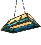 33"L Moose At Lake Wildlife Island/Billiard Pendant