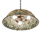 24"W Tiffany Fishscale Pendant