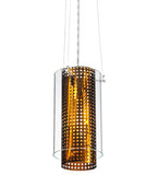 8"W Cilindro Matriz Industrial Pendant