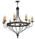 48"W Bottini 8 Lt Chandelier