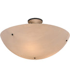 32"W Cypola W/Uplights Contemporary Inverted Pendant
