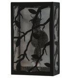 10"W Branches with Leaves Outdoor Wall Sconce