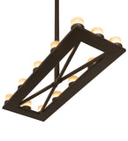 54"L Stratum 12 Lt Contemporary Chandelier