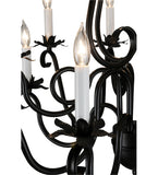 30"W Caleb 12 Lt Chandelier
