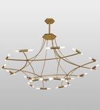 87"W ISON 36 Lt Contemporary Chandelier