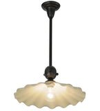 18" Metro Fusion Galatia Scalloped Spectrum Contemporary Pendant