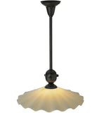 18" Metro Fusion Galatia Scalloped Spectrum Contemporary Pendant