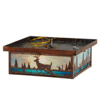 16"Sq Deer Creek Flush Mount