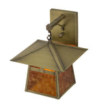 12"W Stillwater "T" Mission Hanging Outdoor Wall Sconce