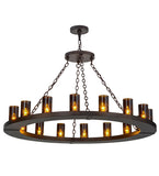 48"W Loxley 16 Lt Rustic Lodge Chandelier