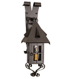 18"H 1 Lt Lantern Gothic Outdoor Wall Sconce