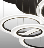 84"W Anillo LED Cascading Contemporary Pendant