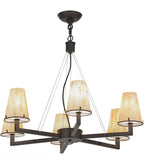 31"W St. Lawrence 6 Lt LED Nautical Chandelier