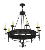 42"W Lorenzo 8 Lt Chandelier