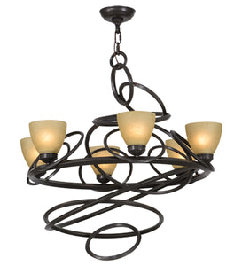 29"W Anneau 6 Lt Chandelier