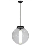 18"W Bola Cilindro Contemporary Pendant