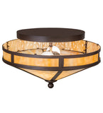 16"W Mission Prime Flush Mount