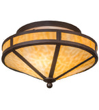 16"W Mission Prime Flush Mount