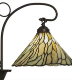 30"W Willow Jadestone 3 Lt Tiffany Chandelier