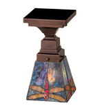 5"Sq Prairie Dragonfly Flush Mount