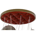 40"W Bola Plush 9 Lt Contemporary Cascading Pendant