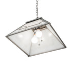 16"Sq Revival Deco Contemporary Pendant