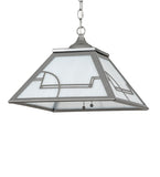 16"Sq Revival Deco Contemporary Pendant