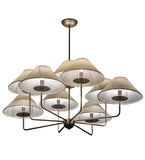 42"W Annacostia 9 Lt Chandelier