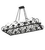 66"L Carlotta 12 Lt Oblong Victorian Chandelier
