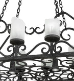 66"L Carlotta 12 Lt Oblong Victorian Chandelier