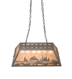 33"L Trout Island/Billiard Oblong Pendant