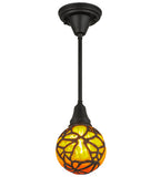 6"W Castle Butterfly Orb Mini Pendant
