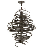 28"W Cyclone 12 Lt Chandelier