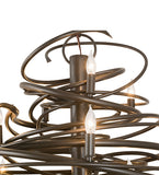 28"W Cyclone 12 Lt Chandelier