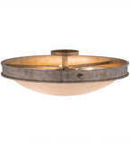 22"W Dionne Contemporary Flush Mount