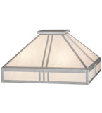 36"Sq Whitewing Modern Flush Mount